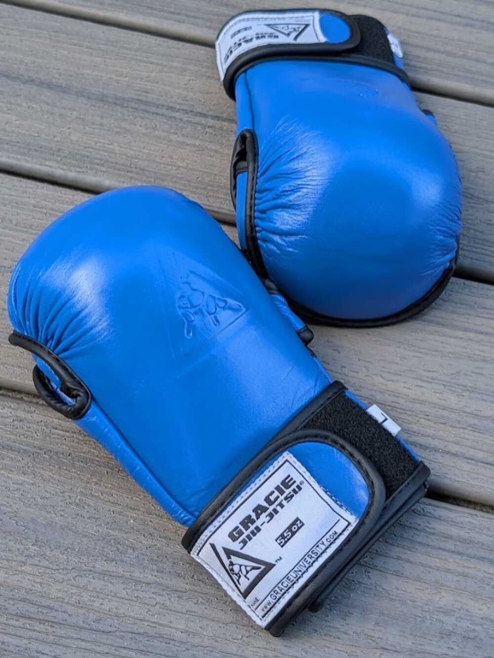 Gracie Sparring Gloves (Leather 5.5oz) Large
